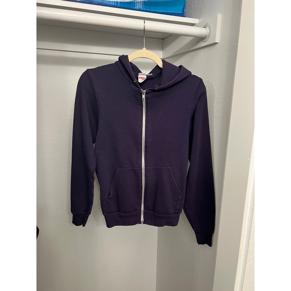 American Apparel Hoodie in Grape